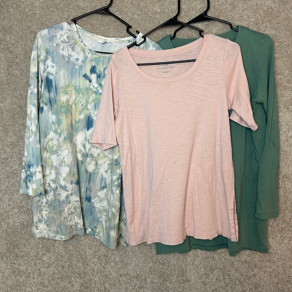 J Jill small lot of 3 women’s tops